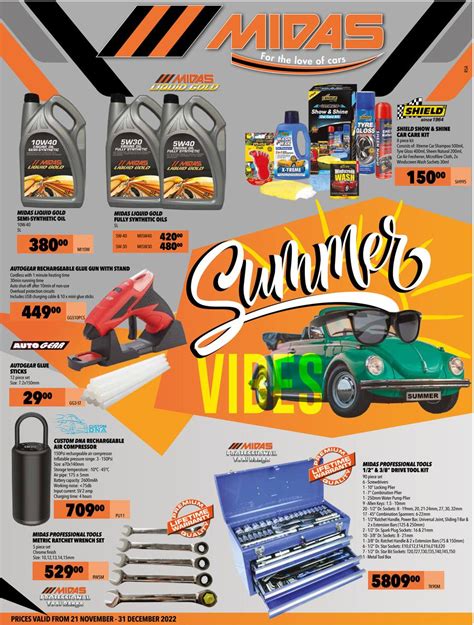 midas specials|Midas catalogue .